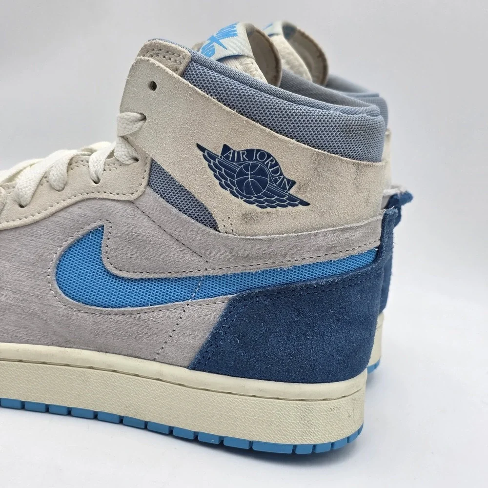 Air Jordan 1 High Zoom Comfort 2 Dark Powder Blue DV1307-104‎ Men's Size 8.5